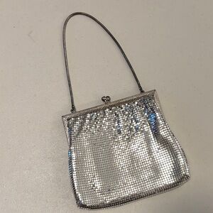 Elegant Silver Evening Bag